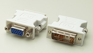 Adapter DVI-A-Stecker auf VGA-Buchse