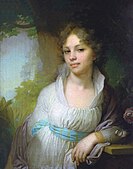 Portrait of Maria Lopukhina by Vladimir Borovikovsky (1797)