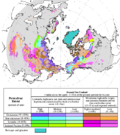 Permafrost in the North Hemisphere