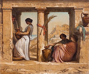 Femmes à la fontaine, c 1840–1841, Musée Fabre