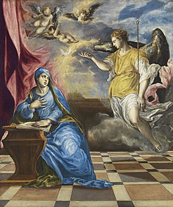 Annunciation (El Greco, Museo Thyssen-Bornemisza)