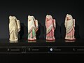 Experimental color reconstructions of the marble statue of a Greek Muse in the Frankfurt Liebieghaus