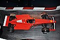 The Ferrari F399 from 1999 season in its non-tobacco version in display at Abu Dhabi