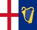 Flag of the commonwealth flown at the main mast.