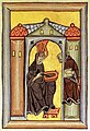 Hildegard of Bingen, considered by scholars to be the founder of scientific natural history in Germany.[57]