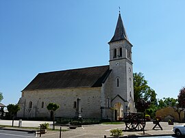 The church in Le Pizou