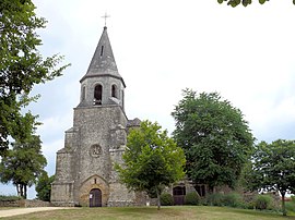 The church in Loubejac