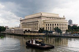 The Pasig River with the Old Post Office Building