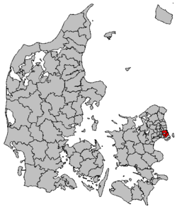 Location of Copenhagen Municipality