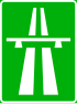 Schwedisches Straßenschild „Motorväg“