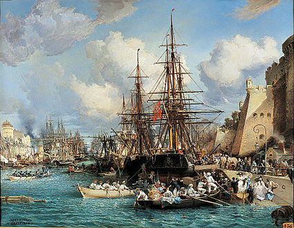The Port of Brest (1864)
