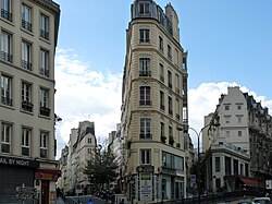 Ein „Eingang“ zum Quartier von der Porte Saint-Denis aus gesehen.
