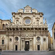 Basilica of Santa Croce, an example of the Lecce Baroque