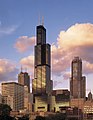Image 26The Willis Tower (formerly the Sears Tower), the world's tallest building from 1973 to 2004. The tower's innovative bundled tube structure was designed by Bruce Graham and Fazlur Khan. Photo credit: Soakologist (from Portal:Illinois/Selected picture)