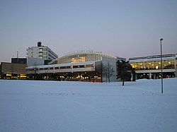 The Tyresö Centrum enclosed shopping centre in Bollmora