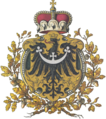 Wappen des Herzogtums Ober- und Niederschlesien als Kronland Österreichisch-Schlesien um 1890