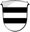 Wappen der Grafen von (Ober-) Isenburg, ab ca. 1800 zu Ysenburg und Büdingen