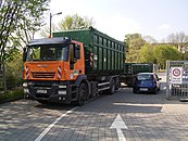 An Iveco Stralis recycling truck in Germany
