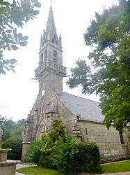 The parish church of Saint-Gunthiern
