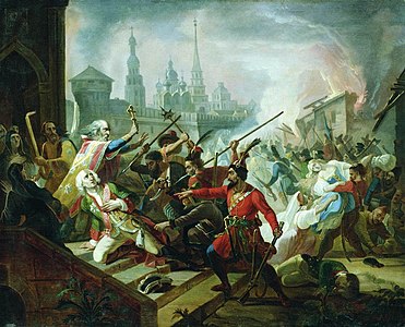 Assault of Kazan by Pugachev