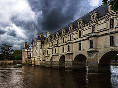 The chateau in stormy weather