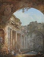 Ruins of an ancient bath, 1764, Fleming Museum of Art, University of Vermont