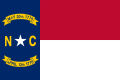 Flag of North Carolina, used since 1991
