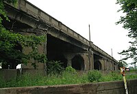 Section of bridge over the Norfolk & Western Railroad