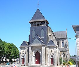 The church of Saint-Georges, in Villaines-la-Juhel