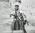 Howling Wolf, of the southern Cheyenne, photographed while imprisoned at Fort Marion
