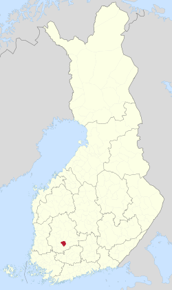 Location of Lempäälä in Finland