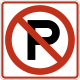 Zeichen R8-3 Parken verboten