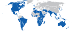 Weltweite Verbreitung (Zur Vergrößerung auf Karte klicken)