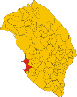 Gallipoli within the Province of Lecce