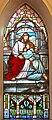 Christ Leaving His Mother – This window, made in 1966, replaced the window damaged in the fire of 1965.