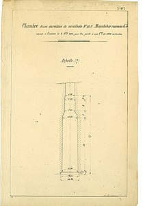 French copy of an original chamber drawing