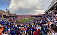 Panorama shot during Florida's 2022 season-opening win vs. Utah