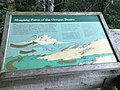 Sign showing how the dunes were formed.