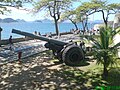 Vickers-Armstrong Mark XIX 6″ gun on display at Fort Copacabana