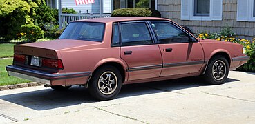 1986 Chevrolet Celebrity Eurosport, rear