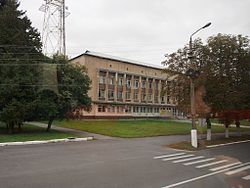 Chernobyl's Old City Hall building