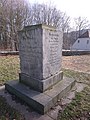 Gedenkstein an den Deutsch-Österreichischen Krieg, den „Feldzug 1866“ (Einzeldenkmal zu ID-Nr. 09302379)