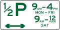 (R5-16) Parking Permitted: Half Hours