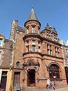 The former British Linen Bank in Crieff, Scotland, completed in 1900.
