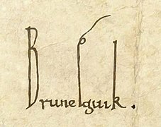 Brunesguik, 1031
