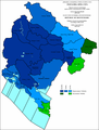 Religious structure of Montenegro by municipalities 2003