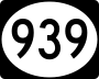 Highway 939 marker