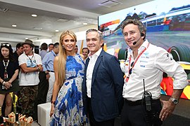 Alejandro Agag (far right) helped to create the championship series.