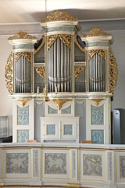 Orgel von Gottfried Silbermann in Fraureuth, Sachsen, Deutschland