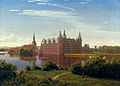 Das Schloss auf einem Gemälde um 1841